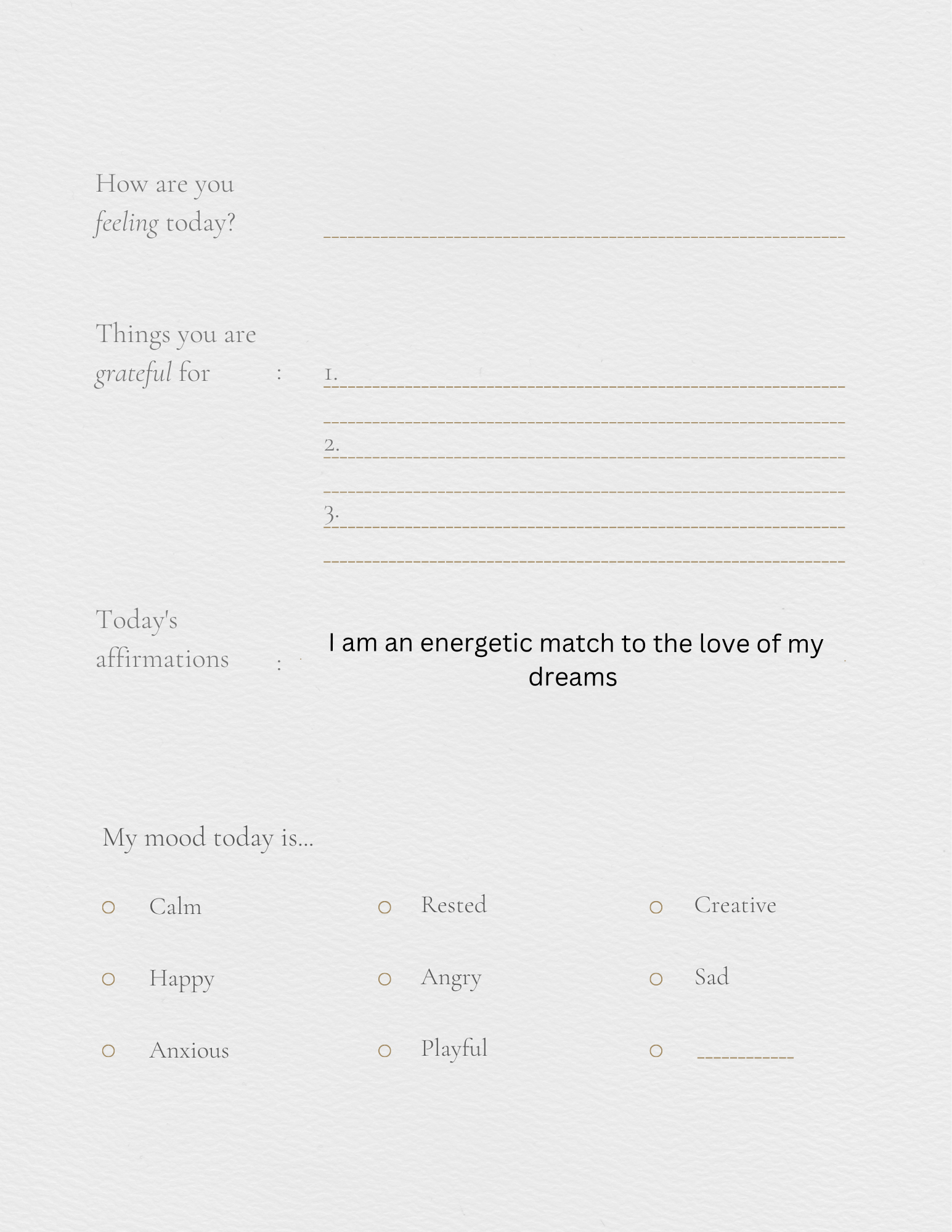 Self help journal
