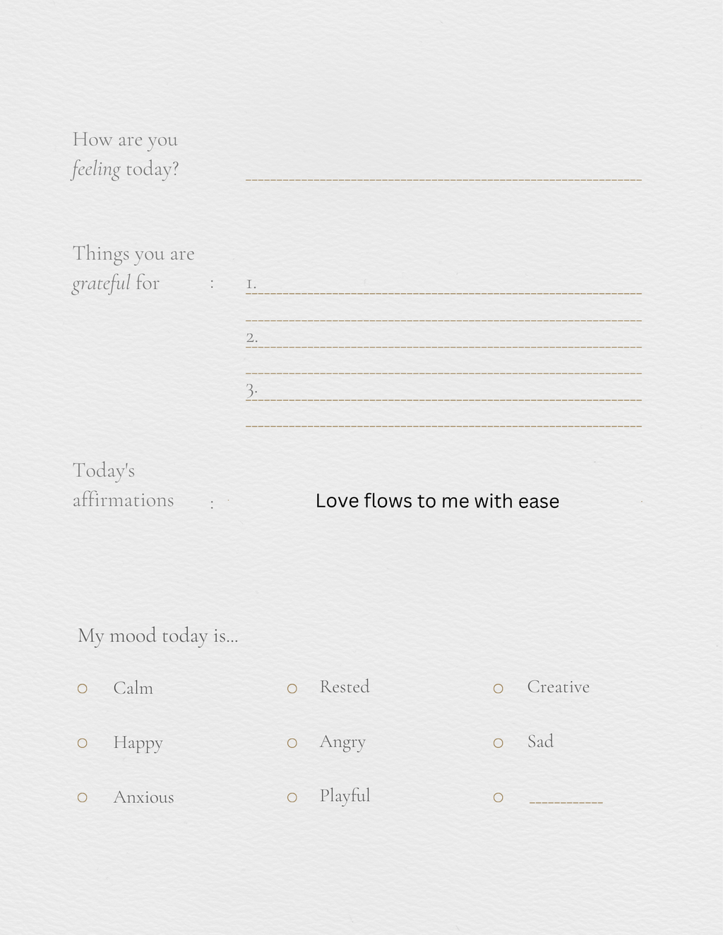 Self help journal