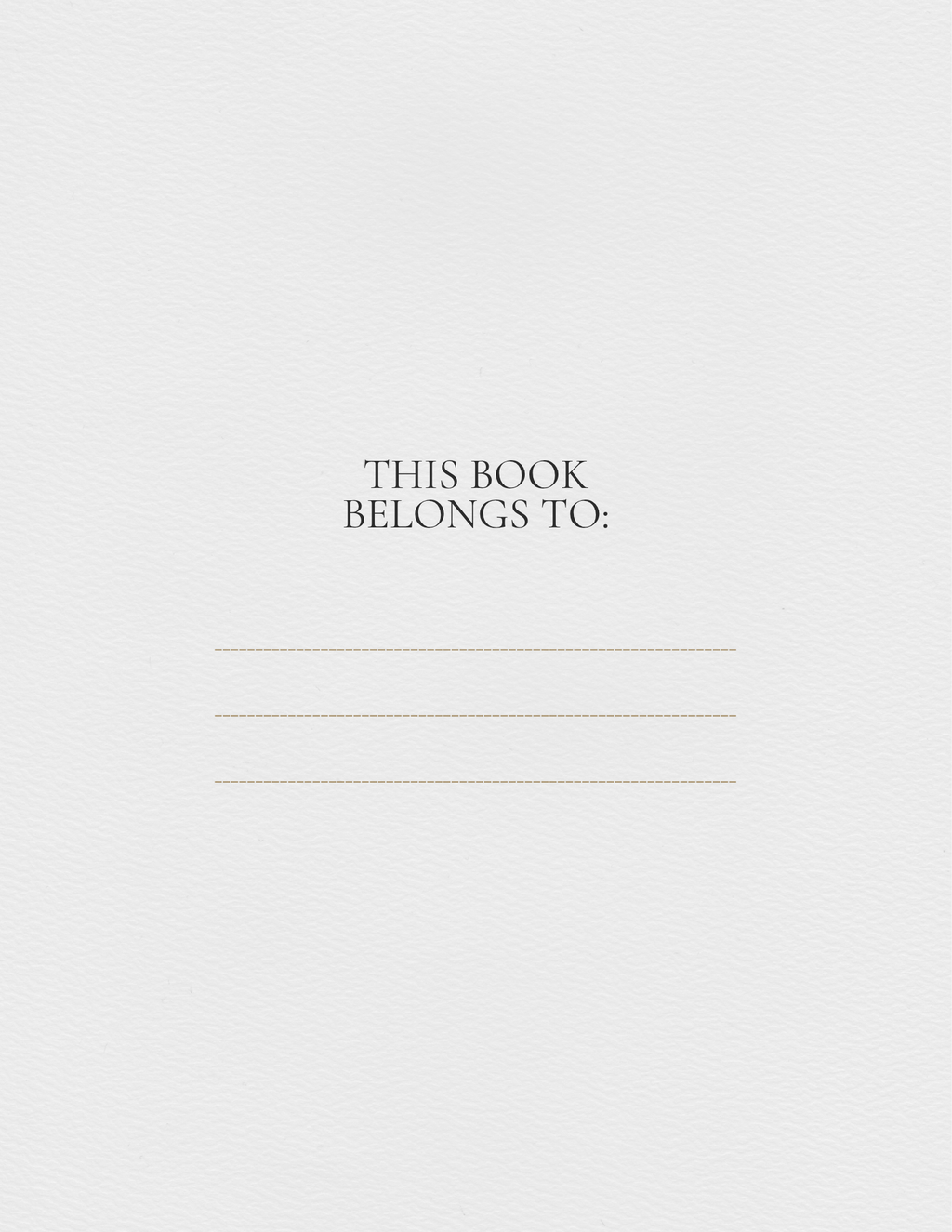 Self help journal