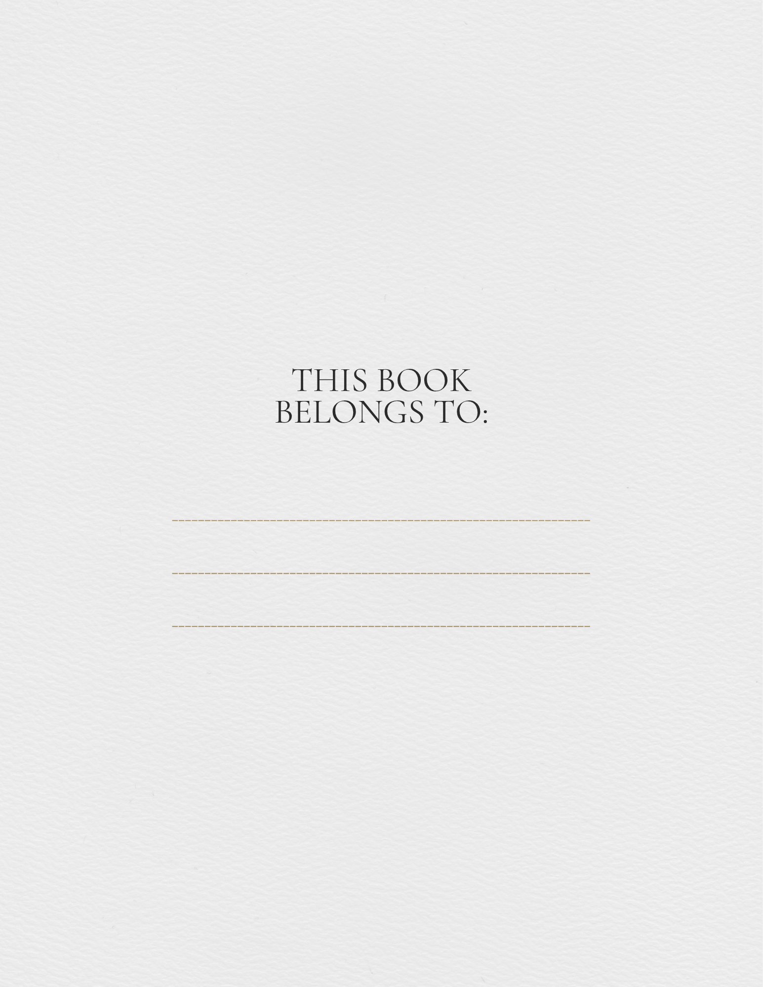 Self help journal